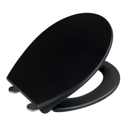 Sedile WC Ikaria easy close flix clip Nero 24465100