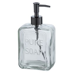 Dosa sapone appoggio PURE SOAP Trasparente (9,5x6x20 cm) 24714100