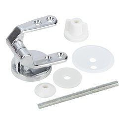 Set cerniere sedile WC MDF Cromo lucido 291215100