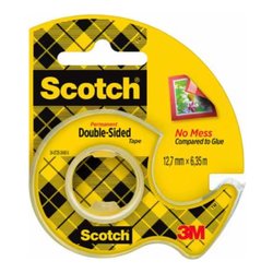 Nastro biadesivo permanente  136D (12,7mm x 6,35m) per uso interno SCOTCH 7100276528
