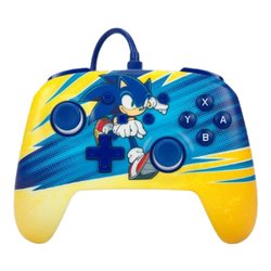 Gamepad SWITCH Sonic Boost Wired Blue e Yellow NSGP0202 01