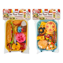 Playset Fast Food con Vassoio GRANDE CHEF Assortito 80257