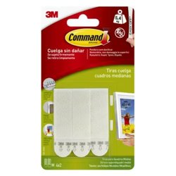 strisce appendi quadri M 17201 velcro adesivo 4 pz (1,9x7cm) 3M 7100127044