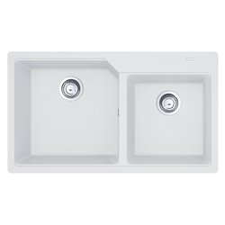 Lavello 2 vasche (86x50cm) Ubg 620 86 URBAN Bianco polare Opaco 114 0686 768