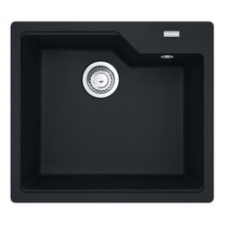 Lavello 1 vasca (56x50cm) Ubg 610 50 URBAN Black matt Opaco 114 0686 798