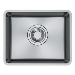 Lavello 1 vasca (54x44cm) Mqx 110 50 MARIS QUIET Inox Spazzolato 122 0694 477