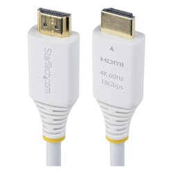 Cavo HDMI 2.0 Premium White 1,8m HDMI2 CABLE 4K60 6FW