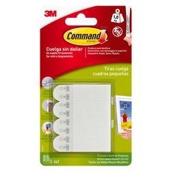 strisce appendi quadri S 17202 velcro adesivo 4 pz (1,6x5,4cm) 3M 7100127222