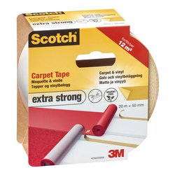 Nastro biadesivo Extra Strong Moquette (50mm x 20m) per uso interno SCOTCH 7100173411