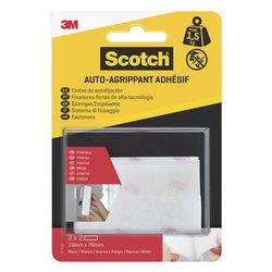 striscia fissaggio RF7030 velcro adesivo 2 pz (1,9x7,6cm) 3M Bianco 7100260795