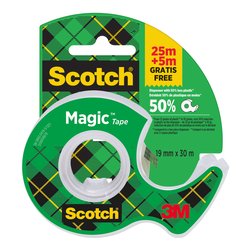 Nastro adesivo Invisible Magic 1,9cm x 30m 3M Trasparente 7100307981