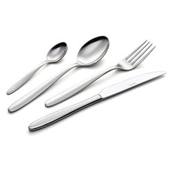 Set posate tavola 24 pz Inox CAPRI Cromo lucido COF24CP CR