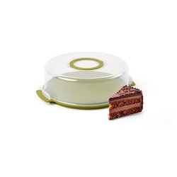 Porta torta (38x33cm) Cake & Go bassa CHEF LINE Verde 065851257