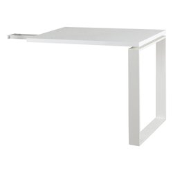 DISEGNO Allungamento scrivania Bianco laccato