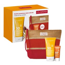 Solare protettivo Routine protezione corpo anti-età spf30 cofanetto