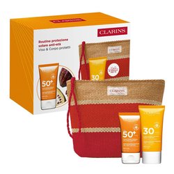 Solare protettivo Routine protezione viso anti-età spf50+ cofanetto