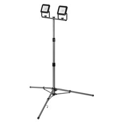 Treppiede cantiere WORKLIGHTS VALUE Tripod 2x Nero (115x170cm) LUM831377 2 luci - LED - Max 60W