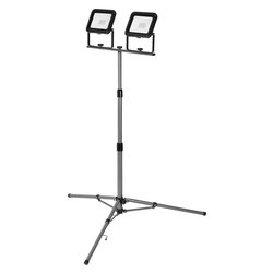 Treppiede cantiere WORKLIGHTS VALUE Tripod 2x Nero (115x187cm) LUM831414 2 luci - LED - Max 120W