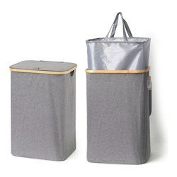 Porta biancheria Tessuto (40x33x60cm) Grey Art.12