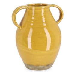 Vaso terracotta (28x22x31cm) anfora DARUMA Senape 0792316