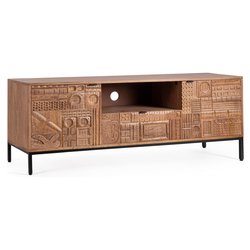 KINDIA Base soggiorno Legno Mobile KIT (140x42x55cm)