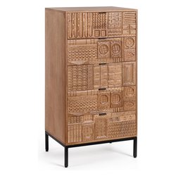 KINDIA Cassettiera 5 Cassetti (55cm)