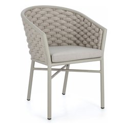 Sedia con braccioli alluminio, polipropilene MARGALIDA Saturn 0666074