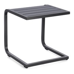 Tavolino da esterno alluminio TAYLOR Grigio scuro (40x40x41cm) 0663871