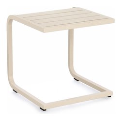 Tavolino da esterno alluminio TAYLOR Whisper (40x40x41cm) 0663873