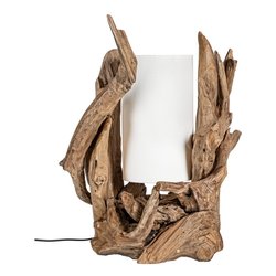 Lampada tavolo BION Bianco (45x35x70cm) 0826480 1 luce - E27 - Max 60W