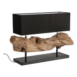 Lampada tavolo KLETA Nero (75x25x55cm) 0826483 1 luce - E27 - Max 60W