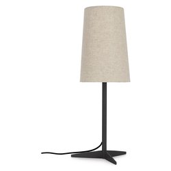 Lampada tavolo ASSAM Nero e Beige (22x60cm) 0828177 1 luce - E27 - Max 40W