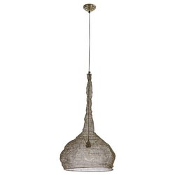 Sospensione AMISH Flat brass (42x42x69cm) 0826380 1 luce - E27 - Max 25W