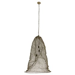 Sospensione AMISH Long brass (70x70x90cm) 0826382 3 luci - E27 - Max 75W