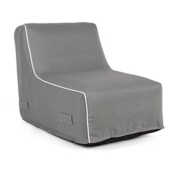 Poltrona gonfiabile (90x60x70cm) RIHANNA Grigio 0806741