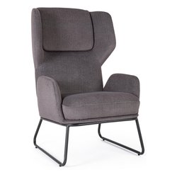 OPHELIA Poltrona Grigio scuro