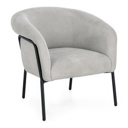 CAMILA Poltrona Grigio chiaro