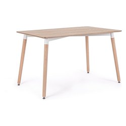 DAVID Tavolo Fisso Legno (120x80cm)