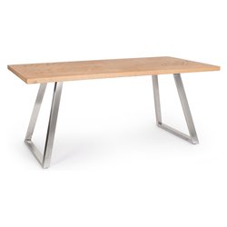 DUKAT Tavolo Fisso Acciaio (180x90cm)