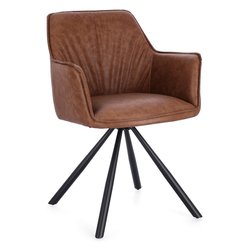 BREVAL Sedia Marrone chiaro