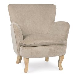 CHENILLE Poltrona Tortora