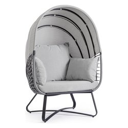 Poltrona acciaio, fibra sintetica, poliestere ELDON 0790607