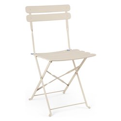 Sedia da esterno acciaio YASMIN Champagne 0803590