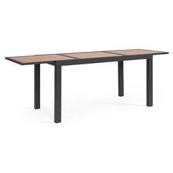 Tavolo da esterno alluminio HILIJA Allungabile Antracite (140-210x77x75cm) 0664020