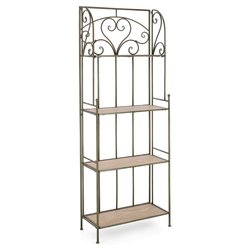 GUENDA Scaffale arredo Verde scuro (60x165hcm)