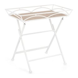 GUENDA Tavolino Bianco (65cm)