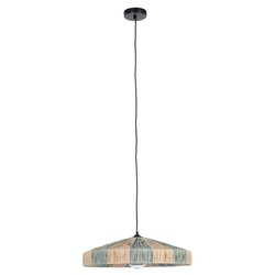 Sospensione KANDA Naturale e Azzurro (50x123cm) 0828092 1 luce - E27 - Max 13W