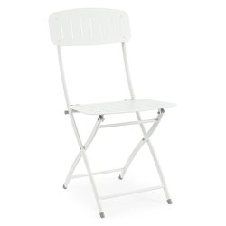 Sedia da esterno acciaio YVONNE Bianco 0803602