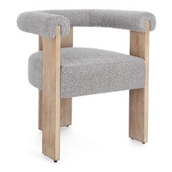 AGAPE Sedia Naturale e Grigio