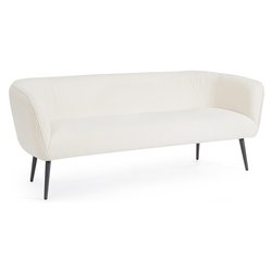 AVRIL Divano 3 posti lineare Bianco